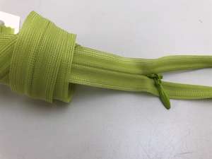 Usynlig /skjult lynlås - 60 cm, limegrøn